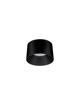 Nova Luce Atil - plafondlamp - Ø 35 x 22 cm - 24W LED incl. - zandzwart