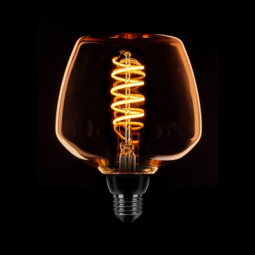 ETH LED Spiral Deco - E27 - dimbaar - 7,5W  - goud