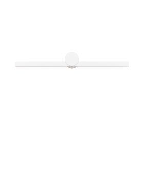 Nova Luce Breggo - wandlamp - 61 x 7,5 x 10 cm - 12W LED incl. - IP54 - zandwit