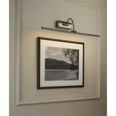 Searchlight LED Picture Lights - wandverlichting met schakelaar - 64 x 11 cm - 5W LED incl. - antiek messing