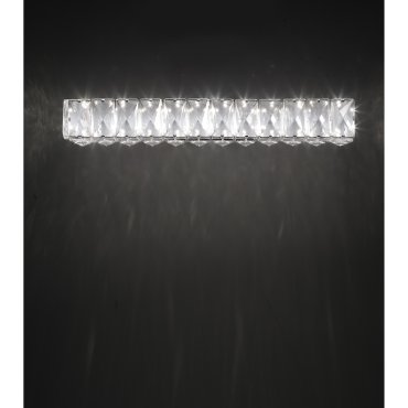 Nova Luce Corona - wandverlichting - 40 x 7 x 7 cm - 8W LED incl. - chroom