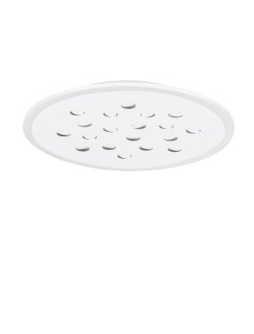 Nova Luce Astro - plafondlamp met afstandsbediening - Ø 45 x 5 cm - 30W dimbare LED incl. - zandwit