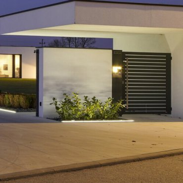 Lichtkoning Recessed Beam - inbouw lineaire verlichting voor buiten - 200 x 3 cm - 9,4W LED incl. - IP67 - wit en geanodiseerd zilver