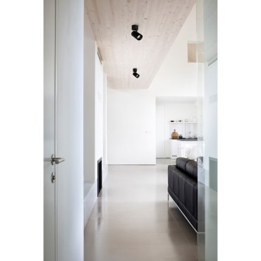 Nova Luce Miniair - opbouwspot - Ø 6,3 x 17 cm - 10W LED incl. - zwart