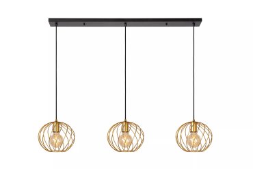 Lucide Danza - hanglamp - 130 x 25 x 150 cm - goud