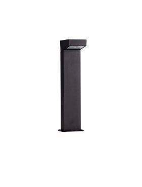 Nova Luce Rob - tuinpaal - 13 x 50 x 15 cm - 11W LED incl. - IP65 - zandzwart
