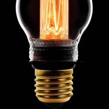 ETH LED Filament Ball - E27 - 2,3W dimbaar - 2000K - transparant