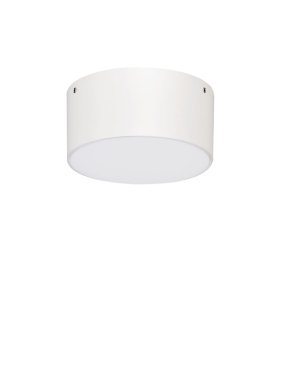 Nova Luce Judi - plafondlamp - Ø 12 x 6 cm - 10W LED incl. - IP65 - wit