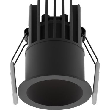 Nova Luce Bree - inbouwspot - Ø 56 mm, Ø 50 mm inbouwmaat - 7W LED incl. - IP32 - zwart