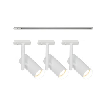 Nordlux Jerome Link 3-Kit + 1M Rail - rail spot GU10 - Ø16 x 18 cm - wit
