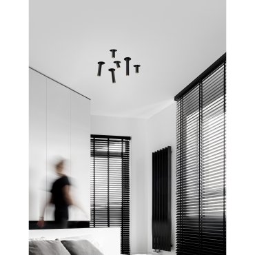 Nova Luce Ovo - inbouwspot - Ø 26 mm, Ø 75 mm inbouwmaat - 9W LED incl. - zwart