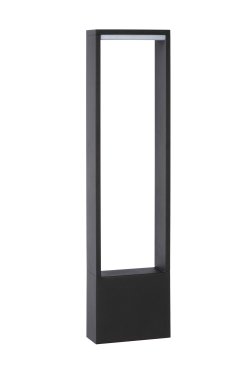 Lucide Goa - tuinpaal - 15 x 6 x 60 cm - 6,5W LED incl. - IP54 - antraciet
