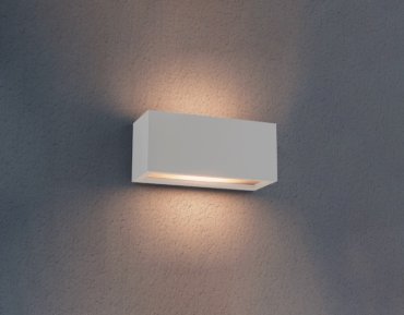 Century Italia Reverso - buiten wandverlichting - 10 x 11 x 25 cm - IP65 - wit