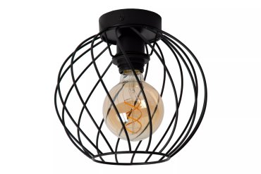 Lucide Danza - plafondlamp - Ø 25 x 22,5 cm - zwart