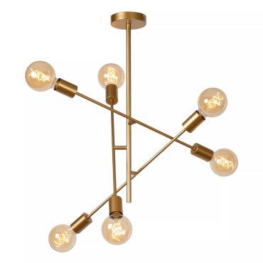 Lucide Lester - plafondverlichting - 59 x 59 x 83 cm - goud