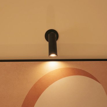 New Garden Roll 4 - oplaadbare opbouwspot - Ø4 x 12 cm - 3W dimbare LED incl. - zwart