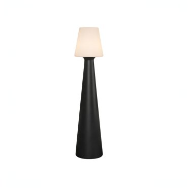 New Garden Lola 165 Pop - vloerlamp met oplaadbare lichtbron - Ø 45 x 165 cm - RGB + wit 10W LED incl. - dimbaar met afstandsbediening - IP54 - antraciet