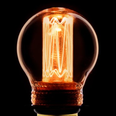 ETH LED Filament Ball - E27 - 2,3W dimbaar - 2000K - goud