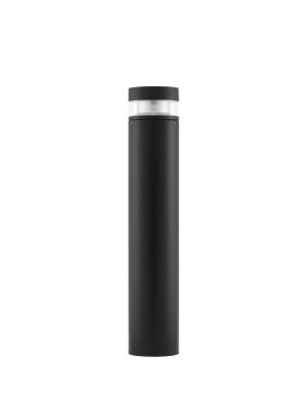 Nova Luce Tala - tuinpaal - Ø 13,4 x 70 cm - 12W LED incl. - IP54 - donker antraciet