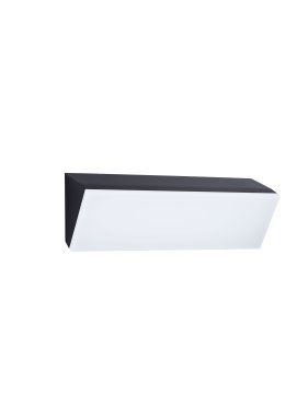 Nova Luce Keen - buiten wandverlichting - 60 x 18 x 15 cm - 41W LED incl. - IP65 - donker antraciet