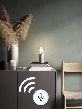 Nordlux Smart Starter Pack - smart light bridge with 2x smart LED lamp - slimme verlichting - Ø 6 x 10,9 cm - E27 - 7W - dimfunctie en instelbare lichtkleur via app - wit