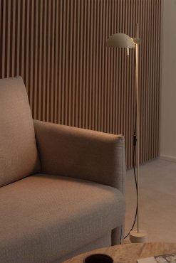 Faro Matilda - vloerlamp - 19,6 x 10 x 132 cm - beige