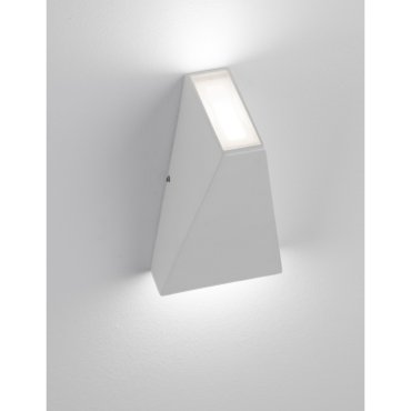 Nova Luce Miley - wandverlichting - 7,4 x 7,4 x 13,6 cm - 6W LED incl. - IP54 - zandwit