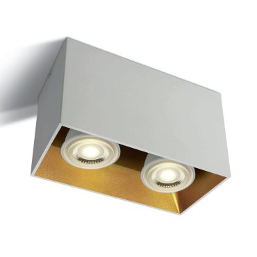 ONE Light GU10 Decorative Square Cylinders - plafondverlichting - 16,5 x 8,3 x 9,4 cm - wit