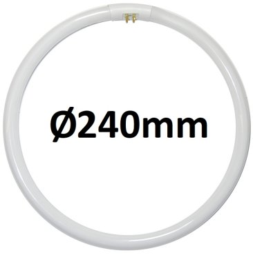 Lucide TL lamp - Ø 24 cm - T5-4pins - 32W niet dimbaar - 2700K - wit