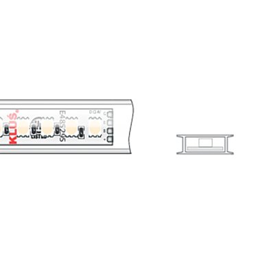 Klus LED strip - 1,67cm breed, 500cm lengte - 24Vdc - 19,2W LED per meter - 120 LEDs per meter - IP65 - RGB