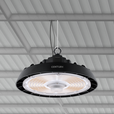 Century Italia Atlas Dali 2 - plafond/hanglamp - Ø 30 x 16,5 cm - 200W dimbare LED incl. - IP65 - zwart