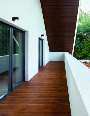 Nova Luce Nus - buiten wandverlichting - 9 x 13,2 x 6,9 cm - 4W LED incl. - IP54 - zwart