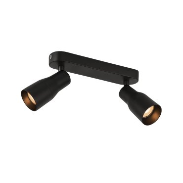 VK Lighting Iluma - wand- en plafondlamp - 27 x 12,8 x 6 cm - zwart