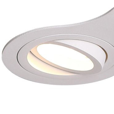 Maxlight Signal II - inbouwspot - 170 x 90 mm, Ø 2 x 75 mm inbouwmaat - wit