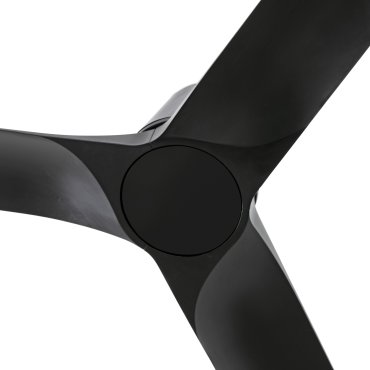 Faro Hey Tub S Tuya Smart - plafondventilator - Ø 90 cm - mat zwart
