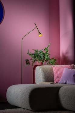 ETH Kim - vloerlamp - Ø 25 x 166 cm - taupe