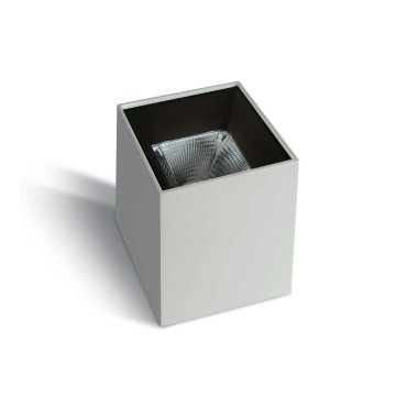 ONE Light Dark Light Pro Square Cylinders - opbouwspot 1L - 8 x 8 x 10,4 cm - 15W LED incl. - wit