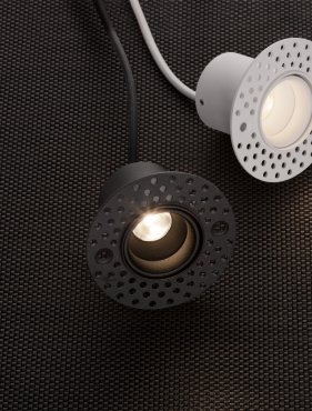 Nova Luce Uho - inbouwspot - Ø 68 mm - inbouwmaat 40 mm - 3W LED incl. - zwart