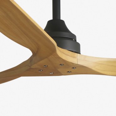 Faro Alo L - plafondventilator - Ø 152 cm - mat zwart en den