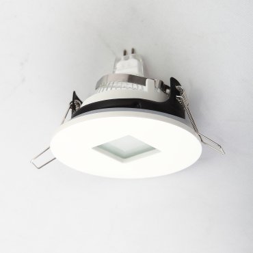 Maxlight H0042 - inbouwspot 1L - Ø 85 mm, Ø 70 mm inbouwmaat - IP65 - wit