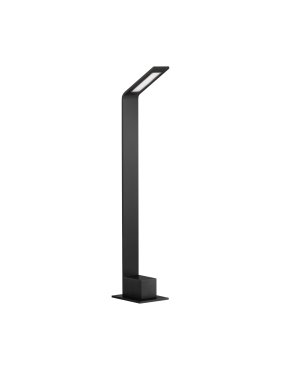 Nova Luce Vel - tuinpaal - 9,5 x 61 cm - 7W LED incl. - IP65 - zandzwart