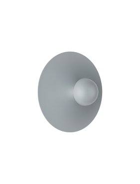 Nova Luce Edem - wandlamp - Ø 25 x 11 cm - 9W LED incl. - blauwgrijs