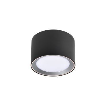 Nordlux Landon 8 - opbouwspot - Ø 12,5 x 8,2 cm - 6,5W LED incl. - IP44 - zwart