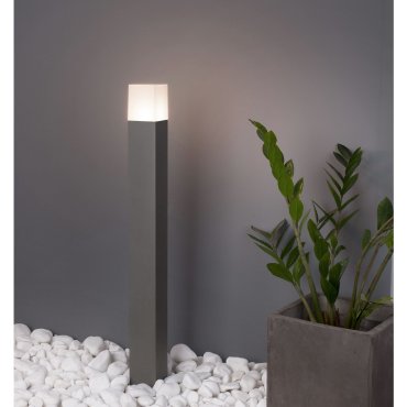 Nova Luce Stick - tuinpaal - 7,6 x 7,6 x 80 cm - IP54 - donkergrijs