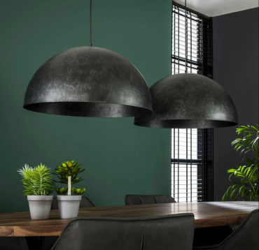 Vico Dome - hanglamp - 142 x 60 x 150 cm - houtskool