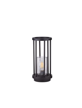 Nova Luce Elysium - tuinpaal - Ø 16 x 35 cm - IP65 - donker antraciet