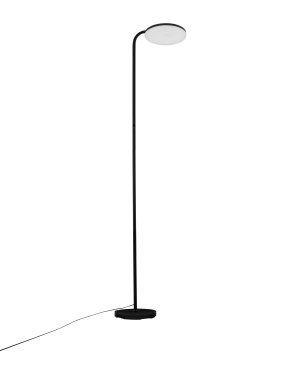 Nova Luce Sinkro - vloerlamp - 25,2 x 174 x 43,5 cm - 30W LED incl. - zandzwart