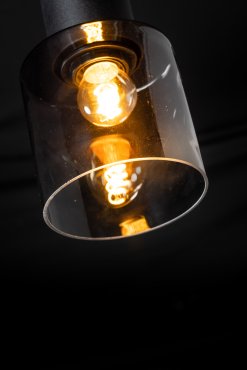 ETH Sledge Glass - vloerlamp - Ø 30 x 147,2 cm - gerookt
