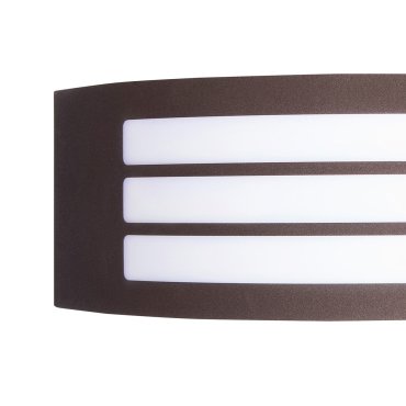 Nova Luce Zenith - buiten wandverlichting - 30,5 x 9 x 10,5 cm - IP44 - antiek bruin