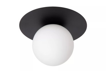 Lucide Tricia - plafondlamp - Ø 25 x 17,5 cm - zwart